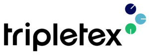 Tripletex logo, indicating integration with accounting systems.