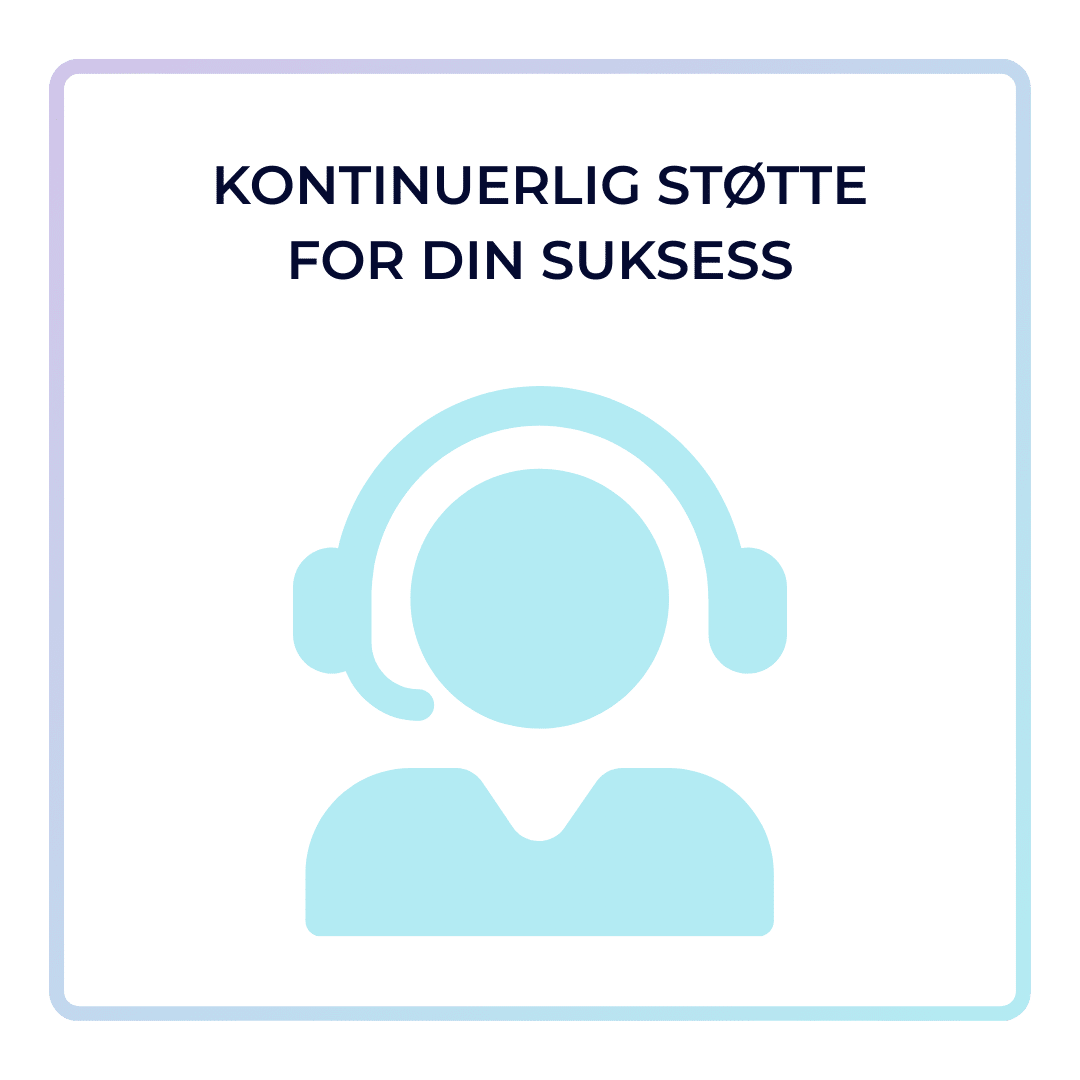 Icon of a support agent with a headset